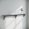 Shaker Shelf | 13cm Deep | Farrow & Ball - Downpipe - Furneco